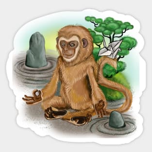 Zodiac Animal Year of the Monkey Sticker